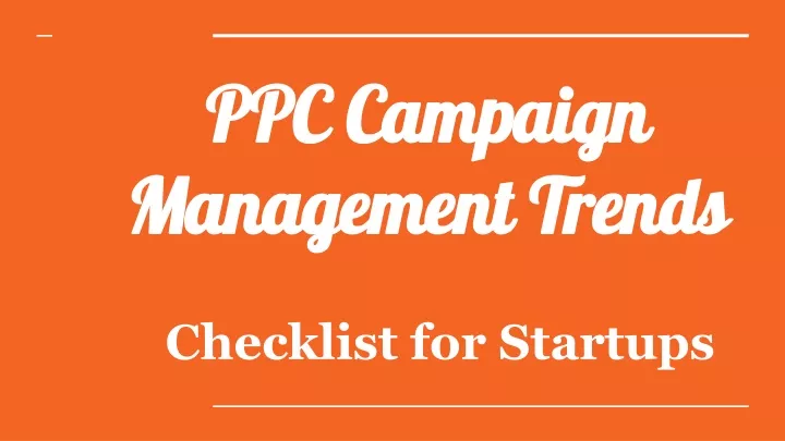 ppc campaign management trends