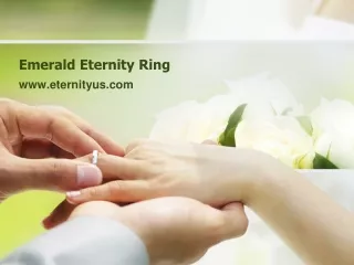 emerald eternity r ing