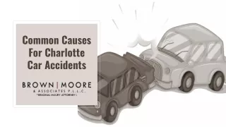 Common Causes For Charlotte Car Accidents