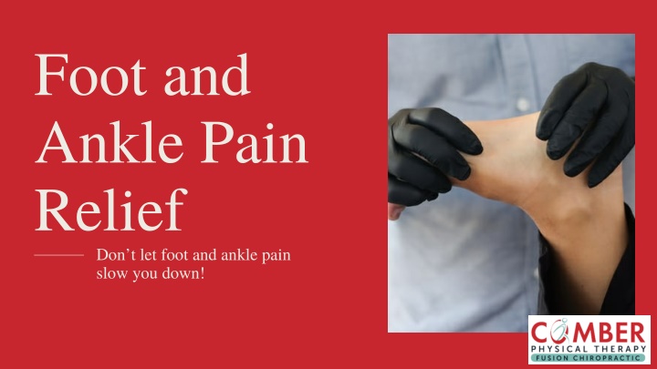 foot and ankle pain relief don t let foot
