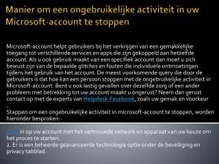 Facebook helpdesk Kom en neem een online serviceprovider