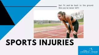 Sports Injuries Clinic -  The Training Room Sports & Orthopaedic Physical Therapy