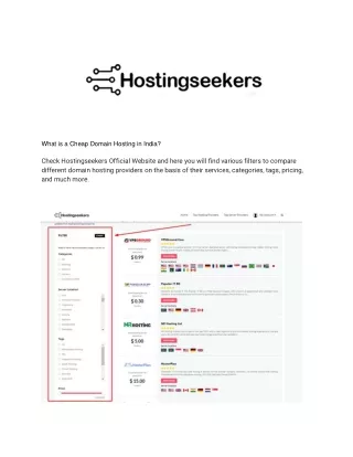 what is a cheap domain hosting in india check