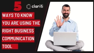 5 ways to know you are using the right business communication tool