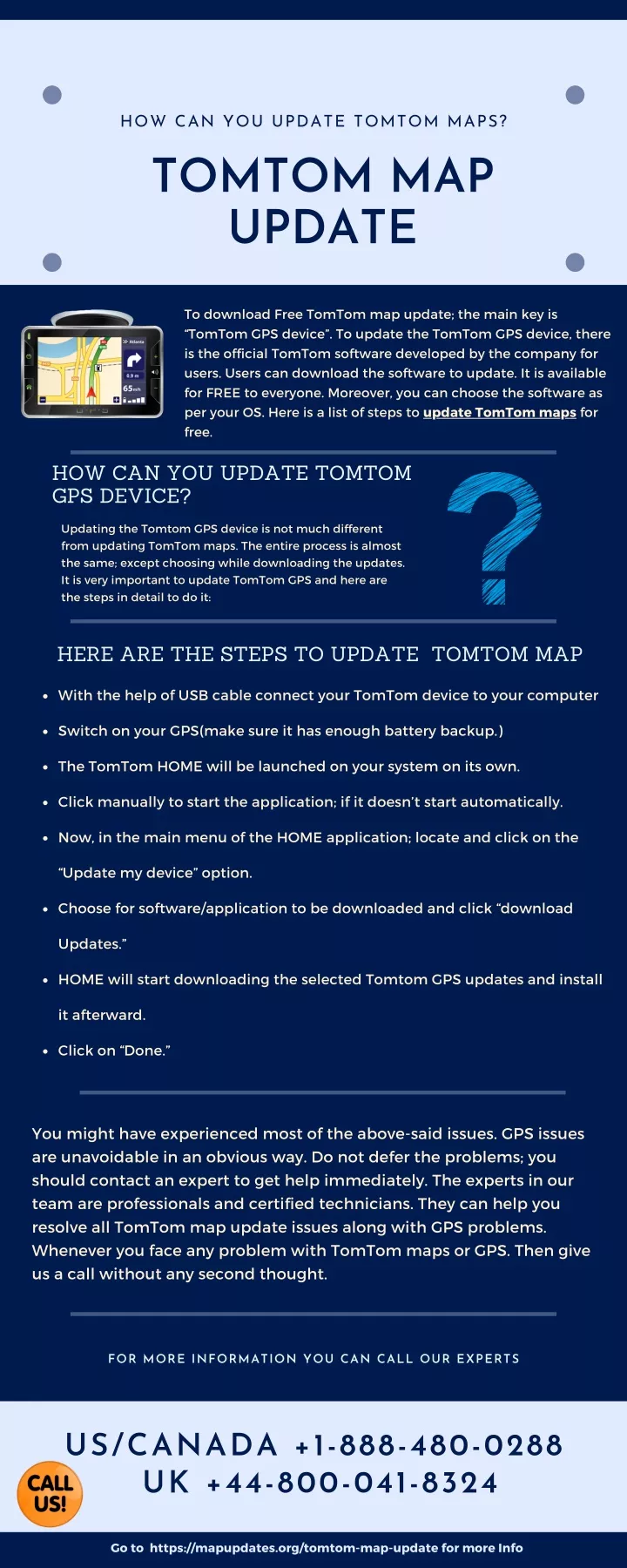 how can you update tomtom maps