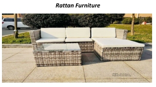rattan furniture