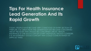 Tips For Health Insurance Lead Generation And Its Rapid Growth