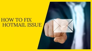 HOW TO FIX HOTMAIL ERROR