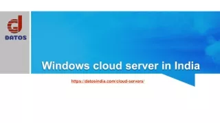 windows cloud server in india
