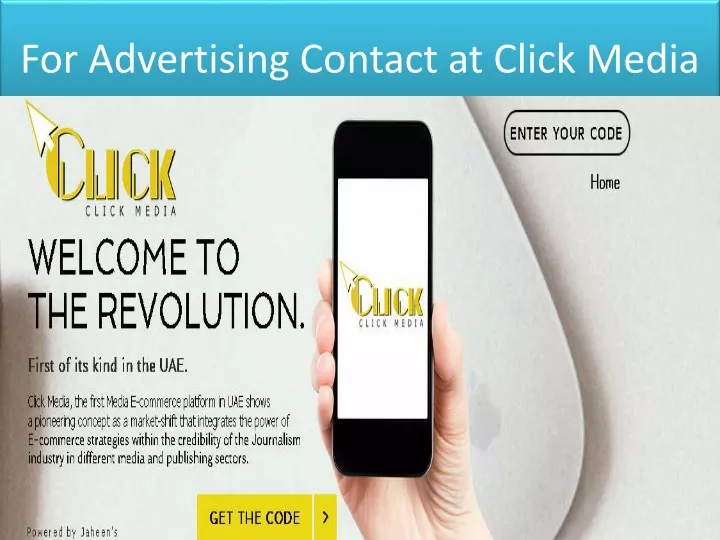 for advertising contact at click media