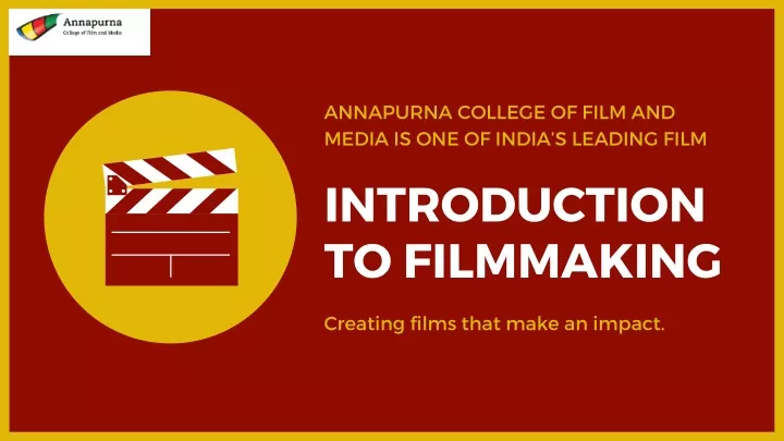 annapurna college of film and media