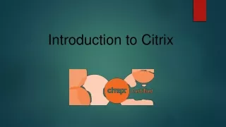 introduction to citrix