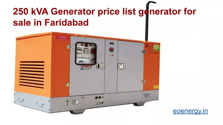 250 kva generator price list generator for sale