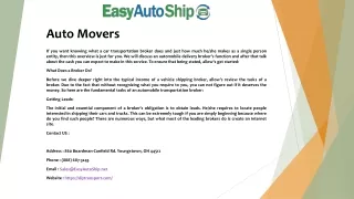 auto movers