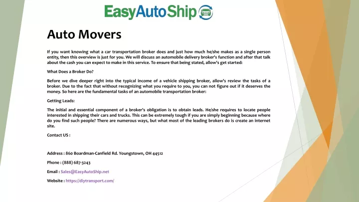 auto movers