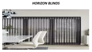 horizon blinds