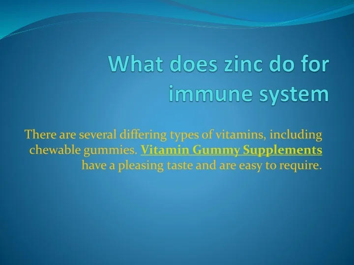 PPT Best Vitamin Gummy Supplement PowerPoint Presentation, free