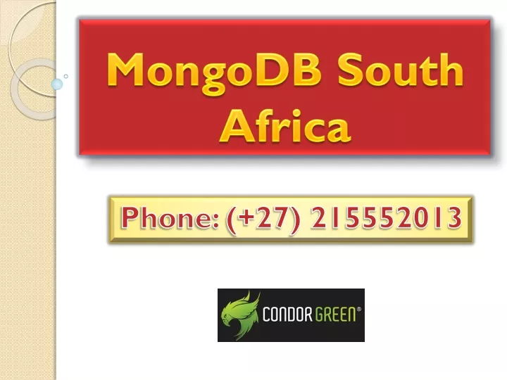 mongodb south africa