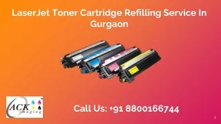 LaserJet Toner Cartridge Refilling Service In Gurgaon: ACK Imaging