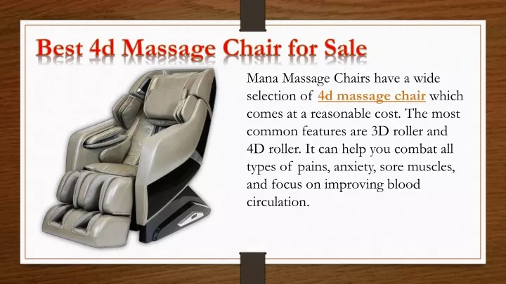 best 4d massage chair for sale
