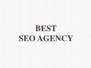 best seo agency