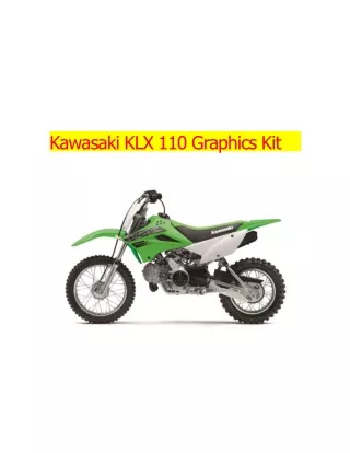 Kawasaki KLX 110 Graphics Kit