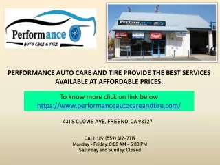 Auto Repair & Mechanic Shop Fresno