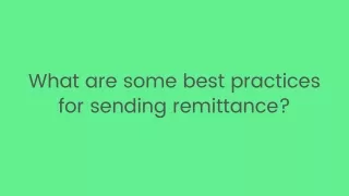 what are some best practices for sending