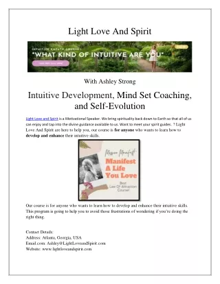 Are You Seeking For Intuitive Empath Courses In Atlanta, U.S.A?