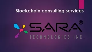 blockchain consulting services