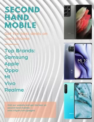 Why and where to buy second hand mobile?