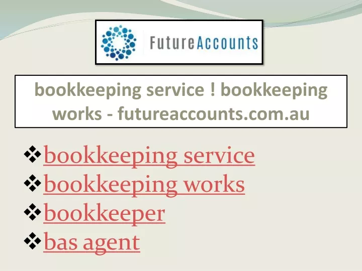 bookkeeping service bookkeeping works