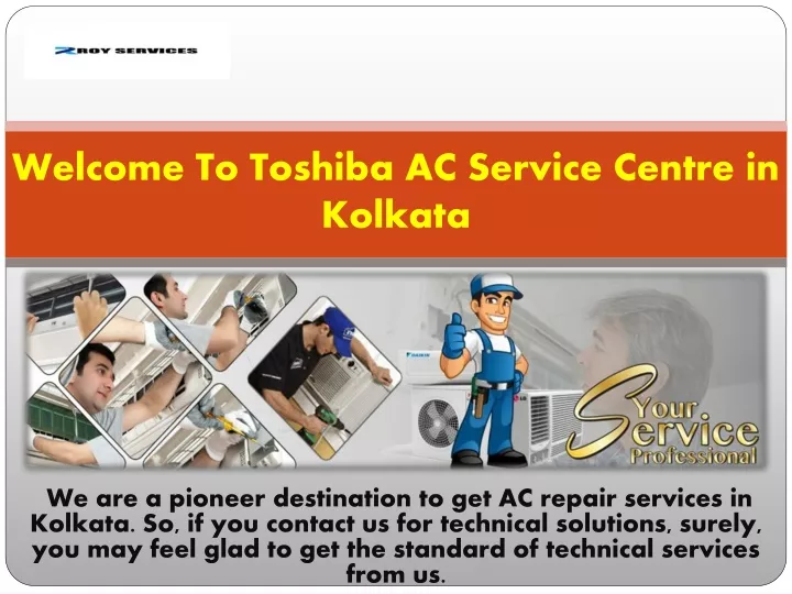 welcome to toshiba ac service centre in kolkata