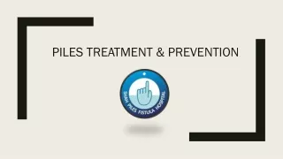 piles treatment prevention