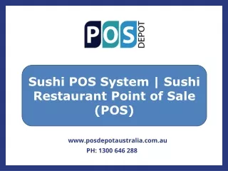 Sushi POS System | Sushi Restaurant Point of Sale (POS) | POS Depot