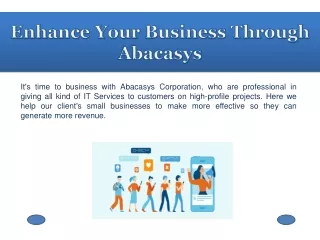 Enhance Your Business With Abacasys