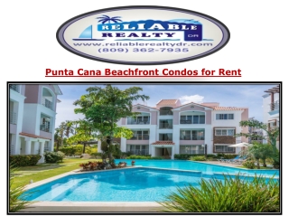 Punta Cana Beachfront Condos for Rent