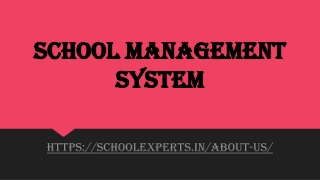 school management system