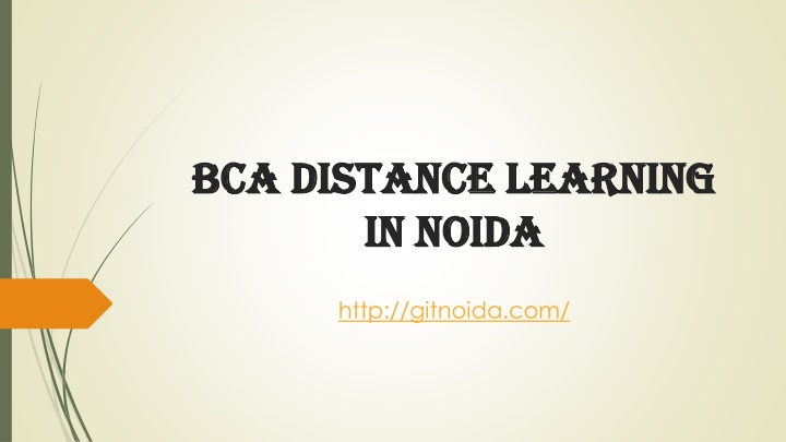 bca distance learning in noida