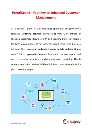 portalxpand your key to enhanced customer