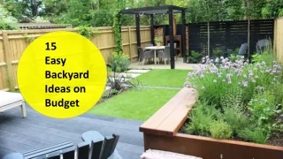 15 easy backyard ideas on budget