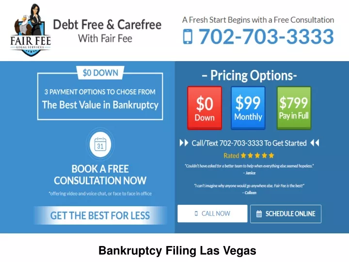 bankruptcy filing las vegas