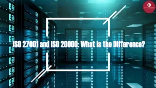 iso 27001 and iso 20000 what is the difference