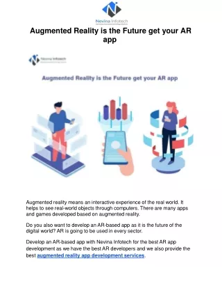 augmented reality is the future get your ar app