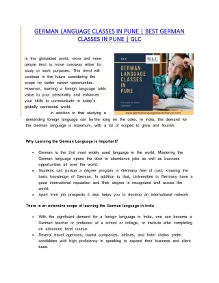 german language clas german language classes