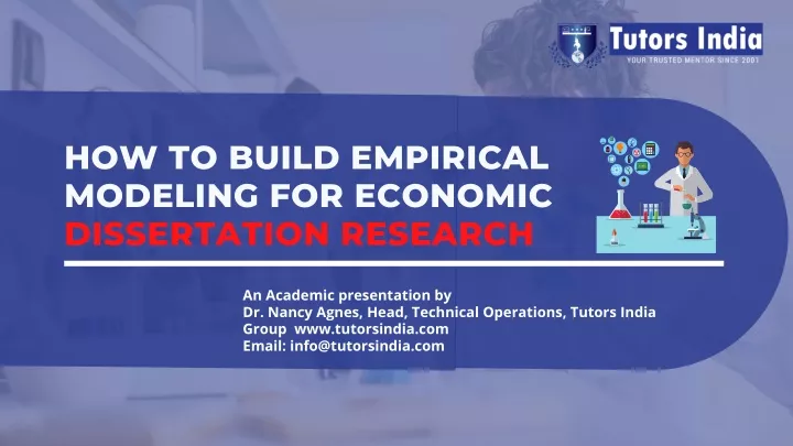 how to build empirical modeling for economic