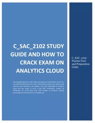 c sac 2102 study guide and how to crack exam