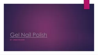 gel nail polish