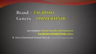 brand tagrisso generic osimertinib