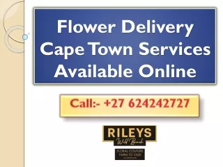 Flower Delivery Cape Town Services Available Online